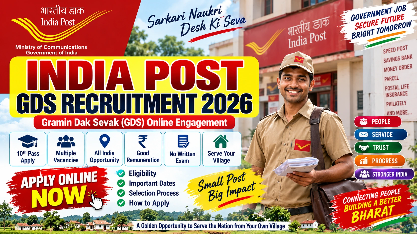 India Post GDS Online Engagement 2026